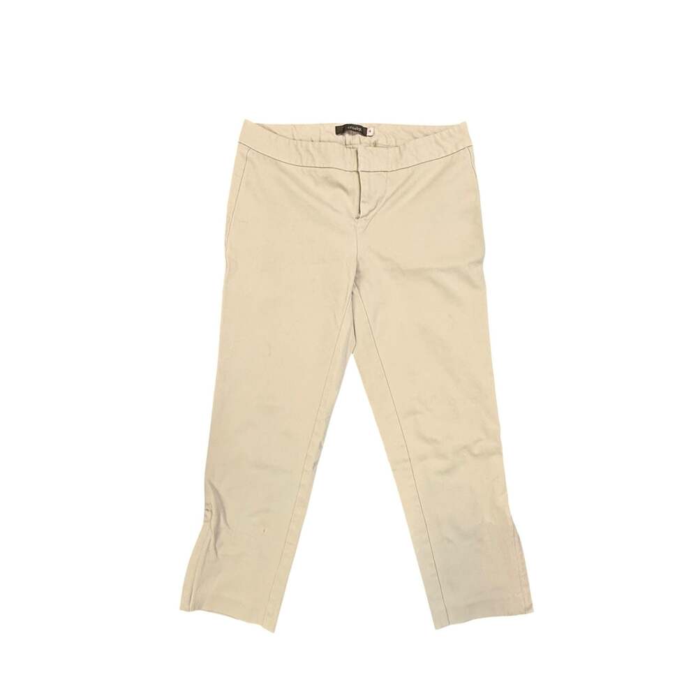 Crosby Khaki Tan Ankle Pants Size 4